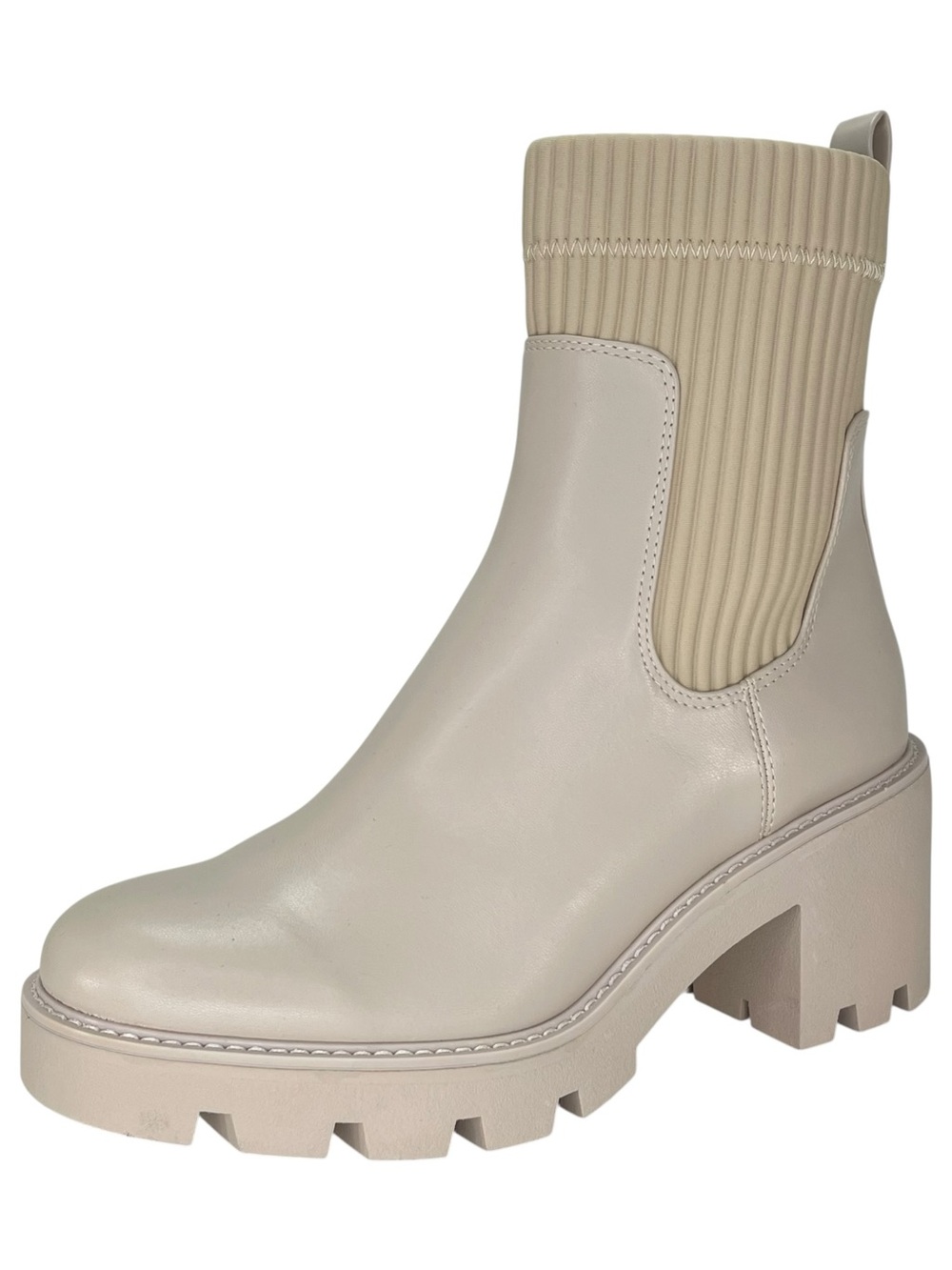 Bar III Versuz Ivory Faux Leather Womens High Too Ankle Boots Size 10M - Picture 2 of 13